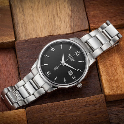 NAKZEN Male Casual Commerce Cool Watch Simple Wrist Watch Brand Luxury Men Quartz Watches Stainless Steel Waterproof Clock Gift