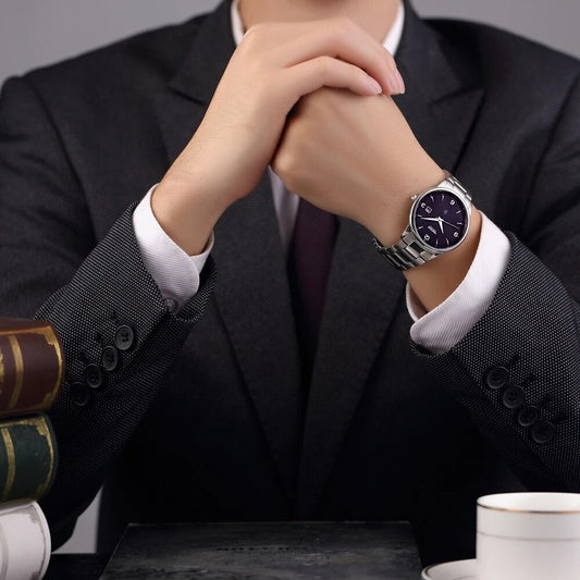 NAKZEN Male Casual Commerce Cool Watch Simple Wrist Watch Brand Luxury Men Quartz Watches Stainless Steel Waterproof Clock Gift